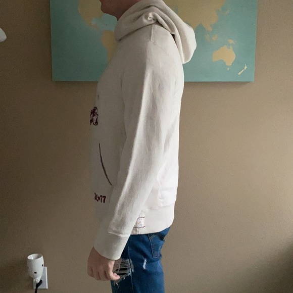 American Eagle authentic y2k vintage Oatmeal heathered sweatshirt - Picture 3 of 5